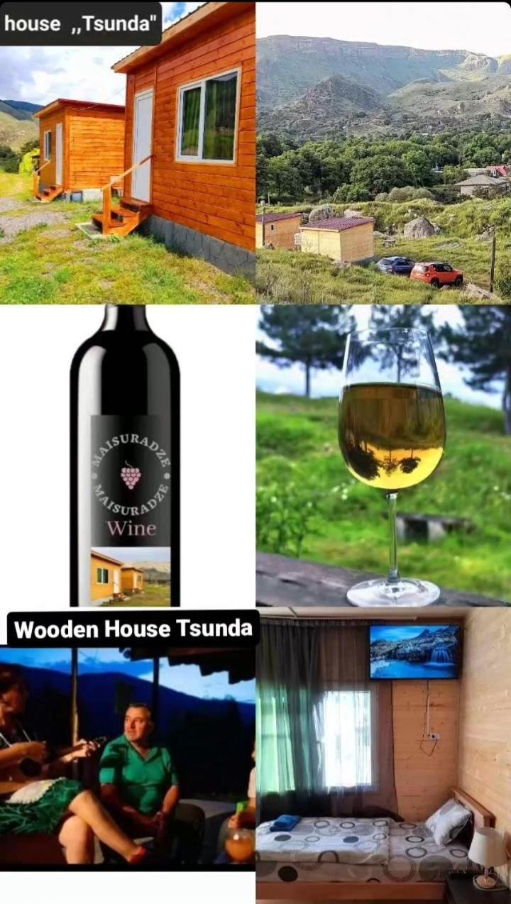 Wooden House ,,Tsunda" Villa T'mogvi Bagian luar foto